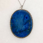 Big Bold Blue Sodalite & Silver Necklace