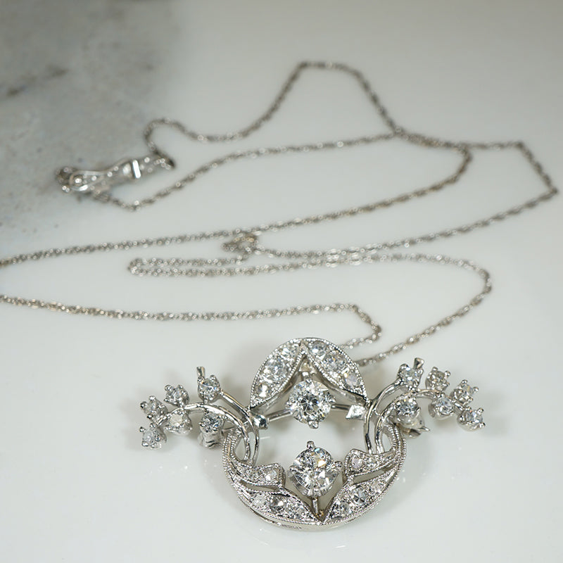 Whimsical OEC Diamond Pendant