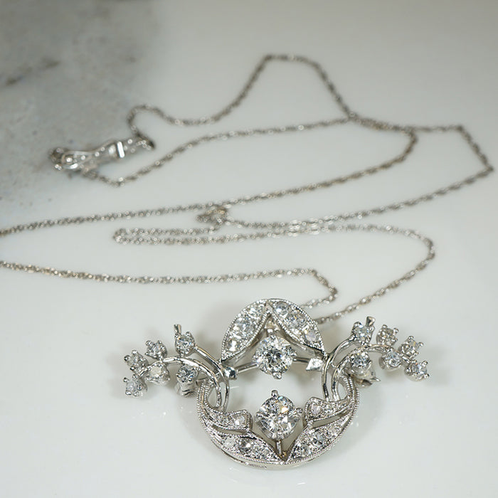 Whimsical OEC Diamond Pendant