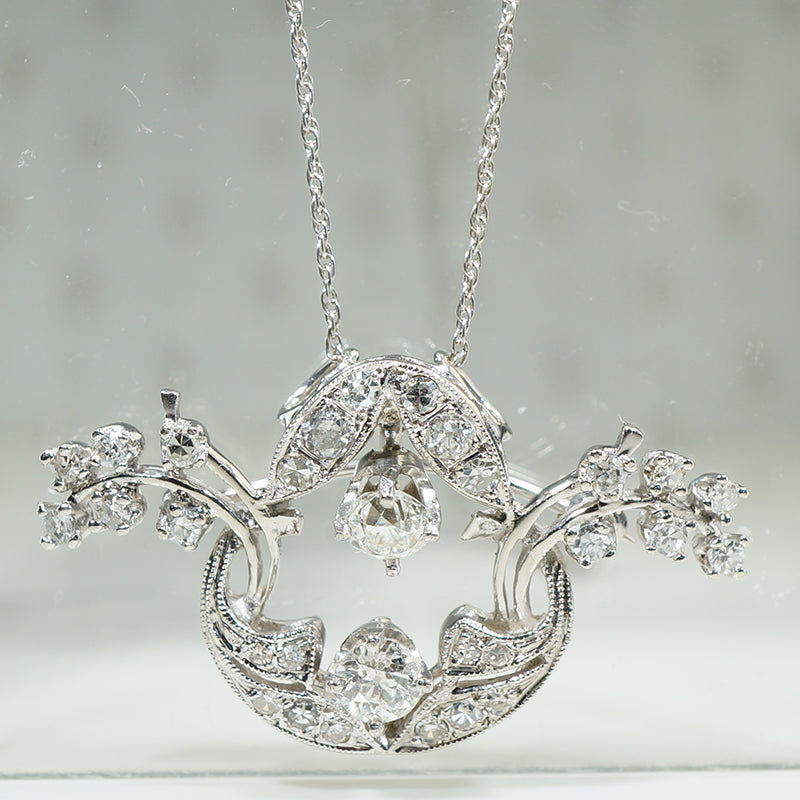 Whimsical OEC Diamond Pendant