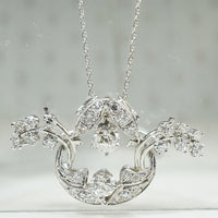 Whimsical OEC Diamond Pendant