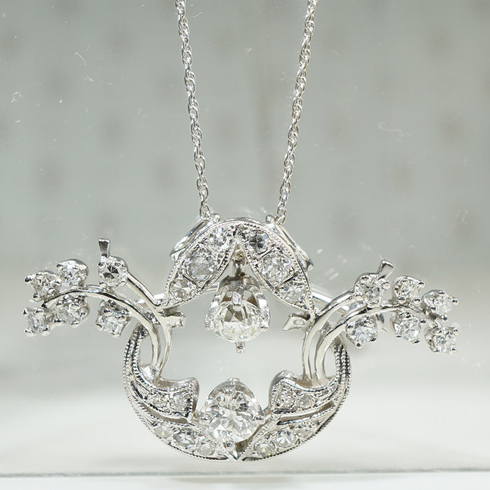 Whimsical OEC Diamond Pendant