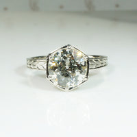 Stunning Art Deco 1.76ct Old European Cut Diamond Solitaire