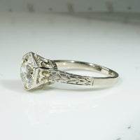 Stunning Art Deco 1.76ct Old European Cut Diamond Solitaire