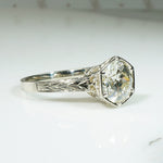 Stunning Art Deco 1.76ct Old European Cut Diamond Solitaire