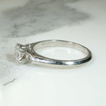 Crisp & Pristine Diamond Engagement Ring in Platinum