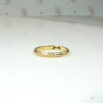 Engraved Art Deco 10k Gold Tiny Ring
