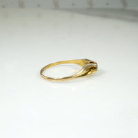 Miniature Edwardian Diamond Solitaire Ring