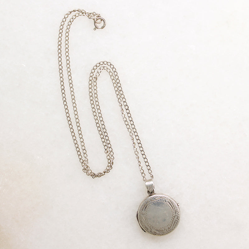 Darling Engraved Sterling Silver Locket