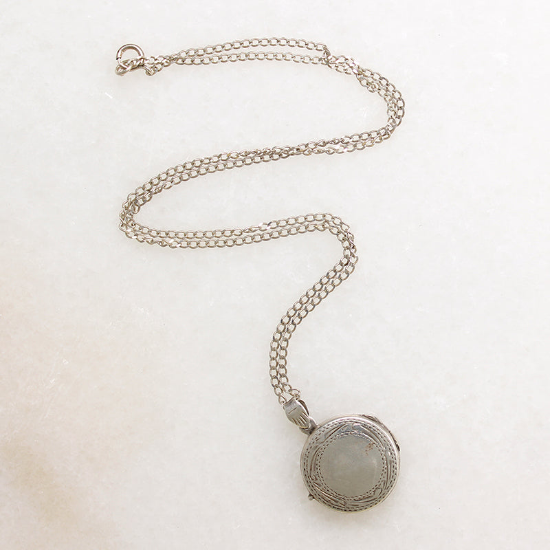 Darling Engraved Sterling Silver Locket