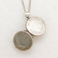Darling Engraved Sterling Silver Locket