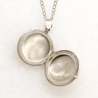 Darling Engraved Sterling Silver Locket