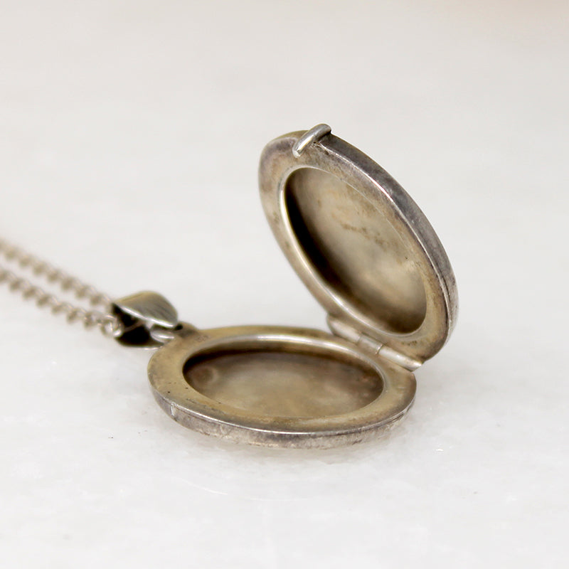 Darling Engraved Sterling Silver Locket