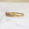 Engaging Two-Tone Buckle Band with Rose Cut Diamond