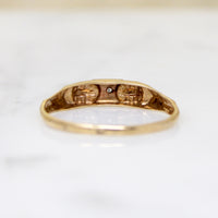 Engaging Two-Tone Buckle Band with Rose Cut Diamond