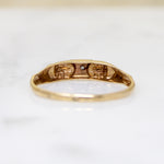 Engaging Two-Tone Buckle Band with Rose Cut Diamond
