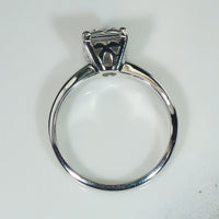 Simply Sparkly Old Mine Cut Diamond Solitaire Engagement Ring