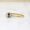 Elegant Edwardian Engagement Ring with Pale Yellow Diamond