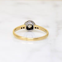 Elegant Edwardian Engagement Ring with Pale Yellow Diamond