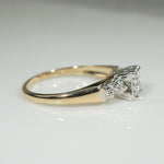 Timeless Two-Tone Gold & Old Mine Cut Diamond Ring