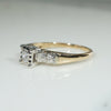 Timeless Two-Tone Gold & Old Mine Cut Diamond Ring