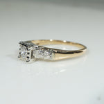 Timeless Two-Tone Gold & Old Mine Cut Diamond Ring