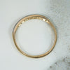 Rose Cut Diamond & Two-Tone Gold Art Deco Band