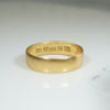 Gorgeous 20k Gold Band Hallmarked for Ireland