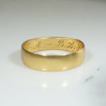 Gorgeous 20k Gold Band Hallmarked for Ireland