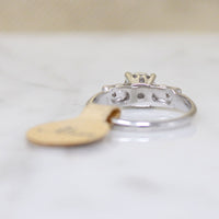 Sweet Old Mine Cut Diamond Engagement Ring in Pristine Condition
