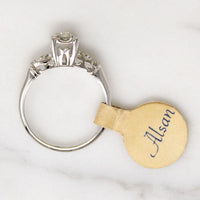 New With Tag 1940s Diamond Engagement Ring