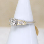 Pretty Two-Tone New Old Stock Diamond Ring