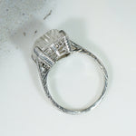 Art Deco Rock Crystal Ring