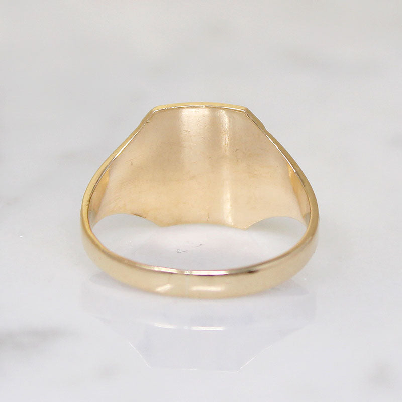 1920s 10k Gold Signet Ring