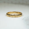 Beautiful 18k Gold Rose Vine Band by Caldwell