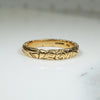 Beautiful 18k Gold Rose Vine Band by Caldwell