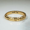Beautiful 18k Gold Rose Vine Band by Caldwell