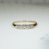2-Tone 14k Gold Diamond Band