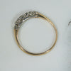 2-Tone 14k Gold Diamond Band