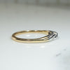 Pretty 2-Tone Diamond Band