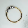 Pretty 2-Tone Diamond Band