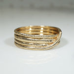 Wide Gold Snake Band