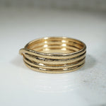 Wide Gold Snake Band