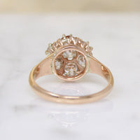 Luscious Victorian Diamond Cluster Ring