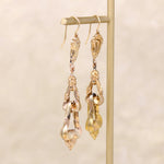 Fabulous Long Linked Victorian Earrings
