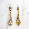 Fabulous Long Linked Victorian Earrings