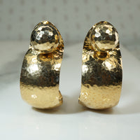 Fantastic Hammerd Gold Convertible Hoops