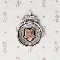 Handsome English Sterling Sculling Cup Fob