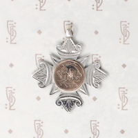 English Sterling Killarney Accordion Fob Medal