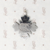 English Sterling Killarney Accordion Fob Medal